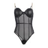 Subblime - Body Noir  Bretelles Chaîne S/M